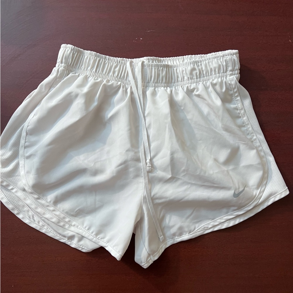 Nike Women's White Athletic Shorts - Picture 3 of 5